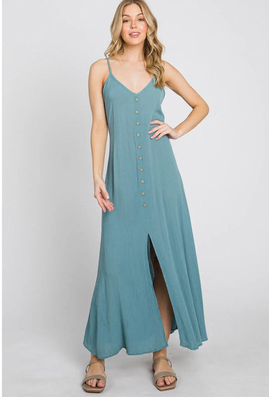 Rayon Gauze Flowy Dress