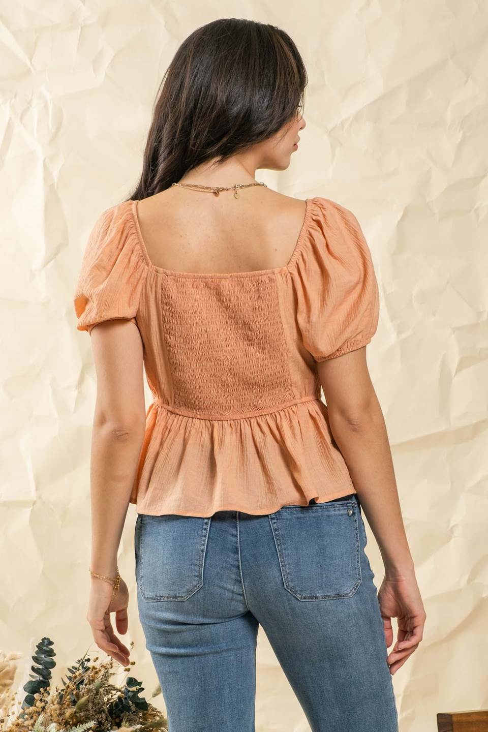 Empire WaIst Woven Top