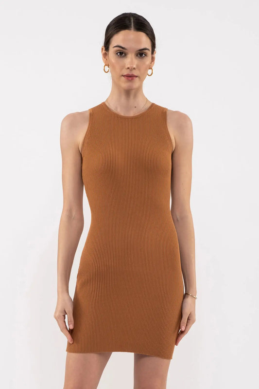 Ribbed Tank Mini Dress
